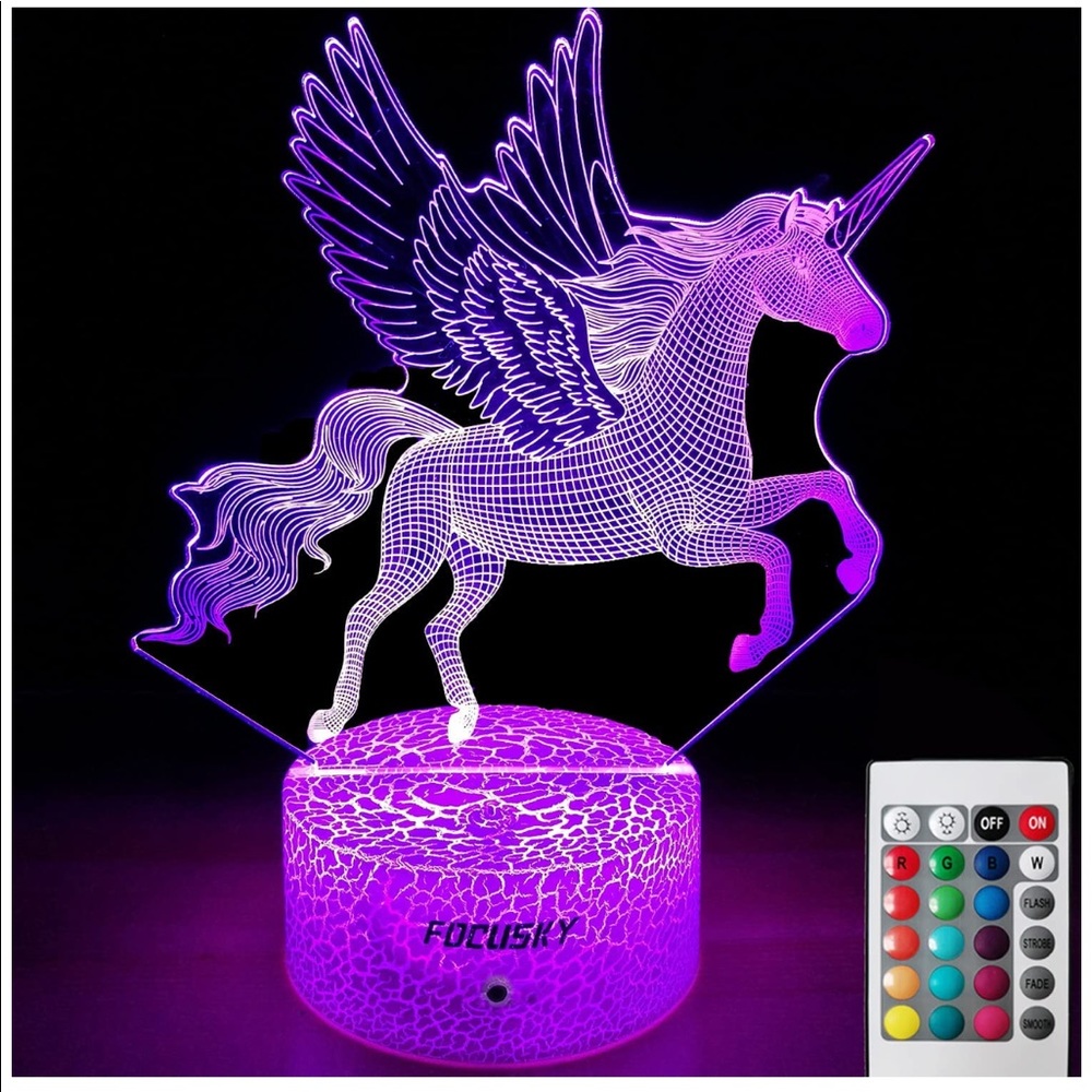 NWT:Unicorn Night Light Lamp/Dimmer